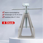 Set van 4 caravansteunen, RV-stabilisatoren, 3600 kg, aluminium RV-nivelleerkrikken, stapelbaar voor campers, caravans en vouwwagens.