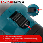 ONEVAN 2000 W Bürstenlosen Elektrischen Stabschleifer Handheld Cordless 4 Geschwindigkeit Variable Einstellen Rotary Power Tools Für Makita Batterie pin