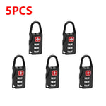 1-10PCS Tragbare Legierung Schloss Vorhängeschloss Outdoor Reise Gepäck Zipper Rucksack Handtasche Sicher Anti-diebstahl Kombination code Nummer Schloss