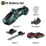 NEWBENY 2 IN 1 Elektrische Heckenschere Handheld Akku-rasenmäher Beschneiden Schere Garten Power Tool Für Makita Batterie Pin