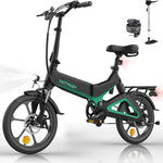 16 Elektro fahrrad Hitway mit 36V faltbarer elektrischer Pedal unterstützung mit 10,4ah Batterie, beschleuniger frei, für Teenager