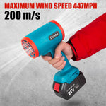 Osinhe elektrische turboblazer, luchtblazer met straalmotor, 200 m/s, krachtige autodroger, handstofblazer voor Makita 18V-accu