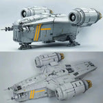 6187Pcs The Razor Crest Assembly Building Block Model Set Compatible 75331 Creativity Spaceship Brick Toys for Kid 75292