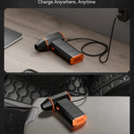 WOLFBOX MF50 Electric Air Duster Luftgebläse- 110000 RPM Super Power, wiederaufladbarer bürstenloser 3-Gang-Motor für Auto/PC/Zuhause/im Freien