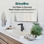 Briwellna 3400 W 220 V Elektrische Küche Warmwasserbereiter Wasserhahn Instant Hot Edelstahl Wasserhahn Heizung Kaltheizung Wasserhahn