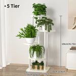 Plantenstandaard, ijzeren standaard met 6/7/8 lagen, plantenrek, plantenorganizer, opbergstandaard, plantenhouder, displaystandaard, tuindecoratie