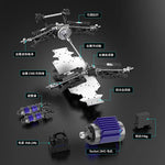 JIUSI PT14R V3 1/14 RC Raceauto 3S Batterij 4WD 80km/u Borstelloze Motor 2.4G Afstandsbediening 35C Hogesnelheids RC Offroad Truck