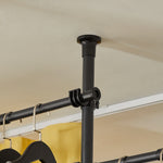 SoBuy KLS03 Kleiderständer Garderobenständer mit 4 Kleiderstangen Teleskop Garderoben System Verstellbares Regalsystem
