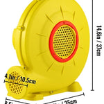 SucceBuy Luftgebläse, 450 W, 0,6 PS, aufblasbares Gebläse, tragbares und leistungsstarkes Hüpfhausgebläse, 1750 Pa, kommerzielles Luftgebläse, Pumpenventilator