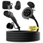 dé Typ 2 Verlängerung kabel 11kW für Wallbox-Ladestation ev Ladegerät kompatibel mit allen Typ 2 Ladesteckern 5m 10m 15m 20m
