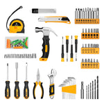 Deko 126pcs Elektrowerkzeug-Kombi-Kits mit 8-V-Akku-Bohrmaschine, 10mm 3/8 ''schlüssel loses Spannfutter, profession elle Heimhaushalts-DIY-Handwerkzeug-Kits
