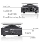U'King 120 W LED Strahl Moving Head Licht RGB Farbmischung 8 Muster DMX Effekt Licht Rotierendes Bühnenlicht für DJ Show Party KTV