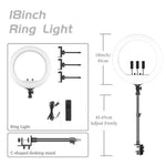 Sh 45cm 18 Zoll Rin glicht mit Stativ Stand USB Ladung Selfi LED Lampe dimmbare Fotografie Licht für Foto fotografie Studio
