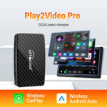 OTTOCAST Play2Video Pro draadloze CarPlay Android Auto-adapter voor Spotify, YouTube, Netflix en IPTV voor VW, Benz, Kia, Honda, Toyota en Audi