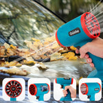 Osinhe elektrische turboblazer, luchtblazer met straalmotor, 200 m/s, krachtige autodroger, handstofblazer voor Makita 18V-accu