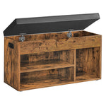 VASAGLE Schuhbank, mit Stauraum, 80 x 30 x 44 cm (L x B x H)