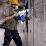 DayPlus 1500 W SDS-Plus Bohrhammer, Schnurgebohrer, robuste Schlaghämmer mit Vibrationssteuerung, Sicherheitskupplung und Koffer