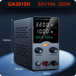 Wanptek laboratoriumvoeding 30V 5A 30V 10A 60V 5A 120V 3A instelbaar met USB-uitgang en display, gelijkstroomvoeding voor laboratoriumtafels
