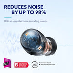 (EU-voorraad) Soundcore by Anker Space A40 Bluetooth-hoofdtelefoon, 98% automatische ruisonderdrukking, draadloze oordopjes