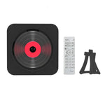 CD Multimedia Player, Kompakt, Leicht, Timer-Schaltung ein/aus, BT 5.0, FM, USB/TF-Anschluss, mit Ständer, Wiederaufladbar