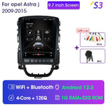 Srnubi Android 12.0 autoradio voor Opel Astra J, Vauxhall, Buick Verano 2009-2015, multimedia video 2Din 4G WIFI Carplay head unit