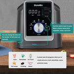 BioloMix Digitale BPA-vrije 2L Automatische Professionele Blender, Sapcentrifuge, Foodprocessor, IJssmoothies en Fruit, GRATIS CADEAU: 600ml droogpot