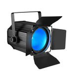 200W COB LED Par Licht mit Scheunentüren Aluminium DJ DMX512 Beam Wash Strobe Effekt Bühnenbeleuchtung Warmweiß RGBWAUV 6in1 200W