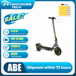 EVERCROSS TECH EV10S MAX Abektroroller Faltbar Pot App, 500 W Motor, Reichweite bis zu km, 10 Tubeless