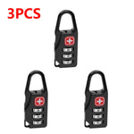 1-10PCS Tragbare Legierung Schloss Vorhängeschloss Outdoor Reise Gepäck Zipper Rucksack Handtasche Sicher Anti-diebstahl Kombination code Nummer Schloss