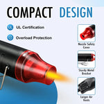 220V Heißluftpistole Löten Temperatur Gebläse Pistole DIY Handwerk Elektrische Power Heißer Trockner Mini Wärme Pistole Für Schrumpf schläuche Auto Wrap