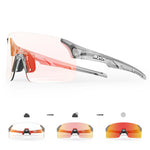 SCVCN Outdoor Sports Photochrome Fahrradbrille für Damen und Herren, Fahrradbrille, Sonnenbrille mit UV400-Schutz