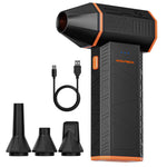 WOLFBOX MF50 Electric Air Duster Luftgebläse- 110000 RPM Super Power, wiederaufladbarer bürstenloser 3-Gang-Motor für Auto/PC/Zuhause/im Freien