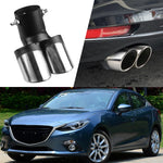 Auto Auspuff Schalldämpfer Spitze Edelstahl Auspuff Endrohr Spitze Dual Outlet Hinten Auspuffrohr Auto Modifikation Teile