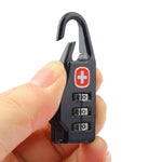 1-10PCS Tragbare Legierung Schloss Vorhängeschloss Outdoor Reise Gepäck Zipper Rucksack Handtasche Sicher Anti-diebstahl Kombination code Nummer Schloss