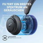 Soundcore by Anker Space Q45 Bluetooth-hoofdtelefoon, adaptieve actieve ruisonderdrukking tot 98%, 50 uur afspeeltijd, app-bediening, L