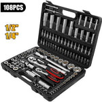 Ratsche Steckschlüssel Set Auto Reparatur Werkzeug Ratsche Drehmomentschlüssel Combo Kit 1/4 3/8 1/2 Ratschenschlüssel Schraubendreher Bits Hand Werkzeug