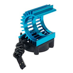 RC 380 390 2838 2845 2847 Bürstenloser Motor RC-Motorlüfter Aluminiumabdeckung Kühlkörper mit Lüfter für 1/14 1/16 1/18 RC-Auto