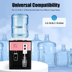 Elektrischer Warm- und Kaltwasserkühlerspender, vielseitiger Desktop-Wasserspender mit Toplader für das Heimbüro (110 V, US/220 V, EU)