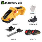NEWBENY 2 IN 1 Elektrische Heckenschere Handheld Akku-rasenmäher Beschneiden Schere Garten Power Tool Für Makita Batterie Pin
