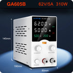 Wanptek laboratoriumvoeding 30V 5A 30V 10A 60V 5A 120V 3A instelbaar met USB-uitgang en display, gelijkstroomvoeding voor laboratoriumtafels