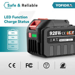 YOFIDRA 928VF 22500mAh oplaadbare lithium-ionbatterij, 388VF 15000mAh 128VF Li-ionbatterij voor elektrisch gereedschap