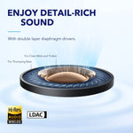 (EU-voorraad) Soundcore by Anker Space A40 Bluetooth-hoofdtelefoon, 98% automatische ruisonderdrukking, draadloze oordopjes