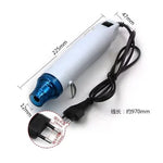 220V Heißluftpistole Löten Temperatur Gebläse Pistole DIY Handwerk Elektrische Power Heißer Trockner Mini Wärme Pistole Für Schrumpf schläuche Auto Wrap