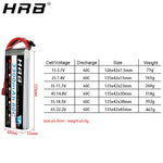 HRB 2S 3S 7,4 V 11,1 V 3000 mah 4S 6S 14,8 V 22,2 V 3300 mah Lipo Batterie 60C XT60 Stecker Für Auto FPV Flugzeug Drone Boot Lkw