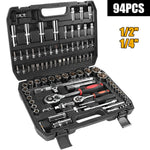 Ratsche Steckschlüssel Set Auto Reparatur Werkzeug Ratsche Drehmomentschlüssel Combo Kit 1/4 3/8 1/2 Ratschenschlüssel Schraubendreher Bits Hand Werkzeug