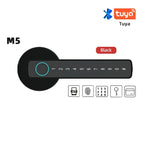 M5 Tuya BLE Fingerabdruck-Türschloss, digitales elektronisches Schloss mit Passwort/Schlüssel/IC-Karte/Smartlife/Tuya APP entsperren