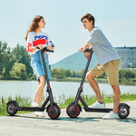 Schwarzer 350-W-Faltbarer Elektroroller mit Tasche für Erwachsene, 30 km Reichweite, APP-Unterstützung, faltbarer Pendler-E-Scooter