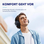Soundcore by Anker Space Q45 Bluetooth-hoofdtelefoon, adaptieve actieve ruisonderdrukking tot 98%, 50 uur afspeeltijd, app-bediening, L