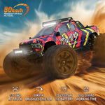 JIUSI PT14R V3 1/14 RC Raceauto 3S Batterij 4WD 80km/u Borstelloze Motor 2.4G Afstandsbediening 35C Hogesnelheids RC Offroad Truck