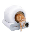 EU-voorraad Volautomatische slimme kattenbak Zelfreinigend Kattentoilet met Grote Capaciteit en App Slimme Bediening, Huisdierbenodigdheden